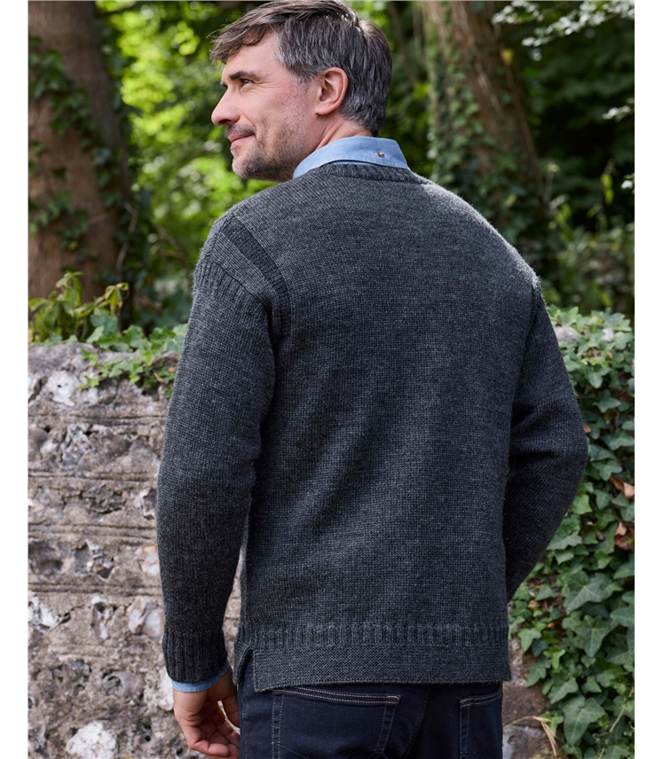 100% Pure Wool Knitted Guernsey Jumper