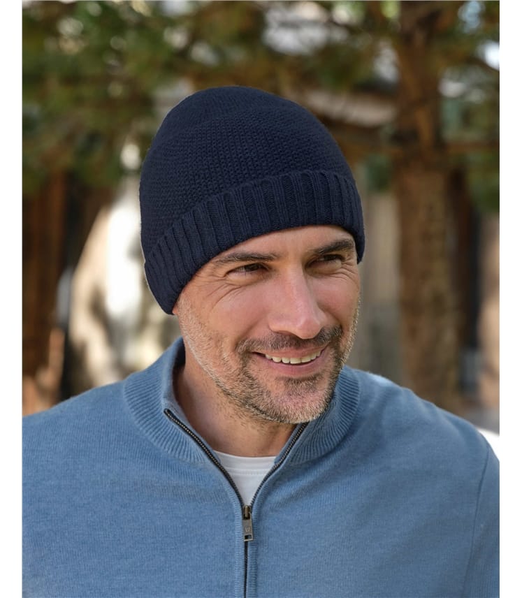 Bonnet en laine d'agneau essentiel pour hommes