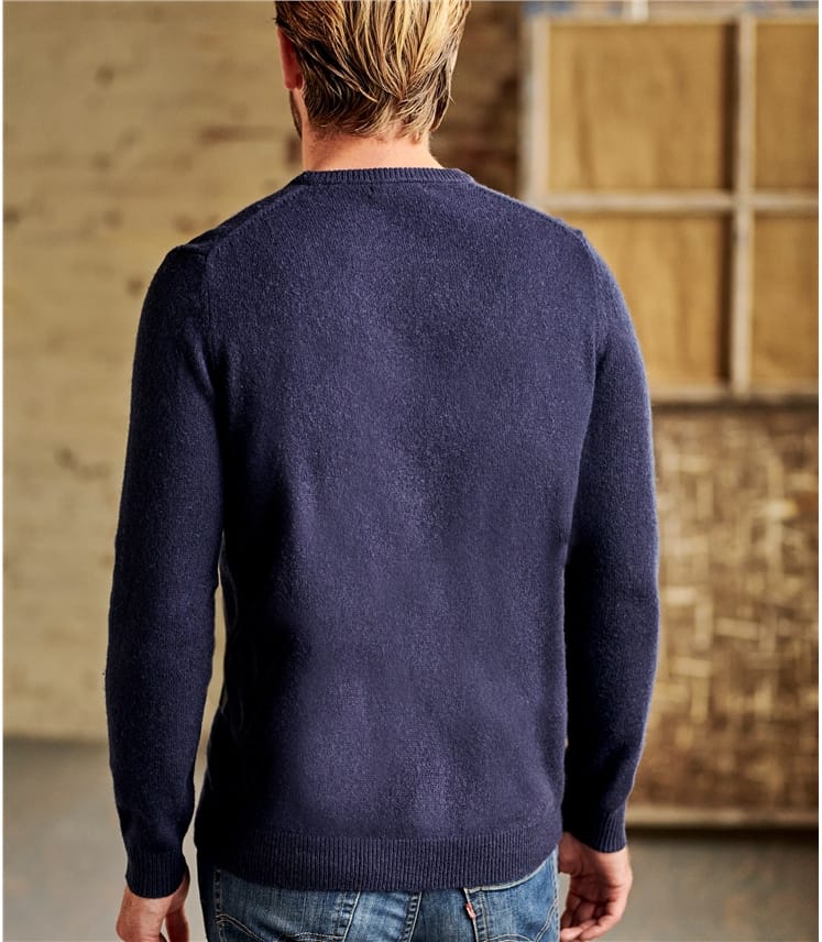 Swell Layback Crew Mens Jumper Navy All Sizes 