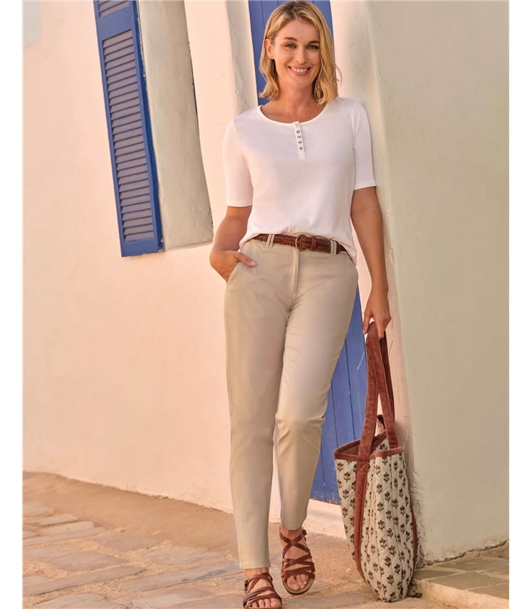 Organic Cotton Relaxed Trouser