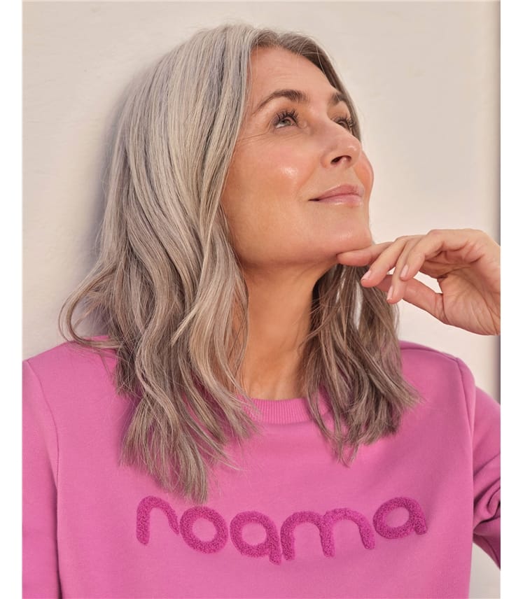 'Keswick' Sweatshirt aus bestickter Bio-Baumwolle