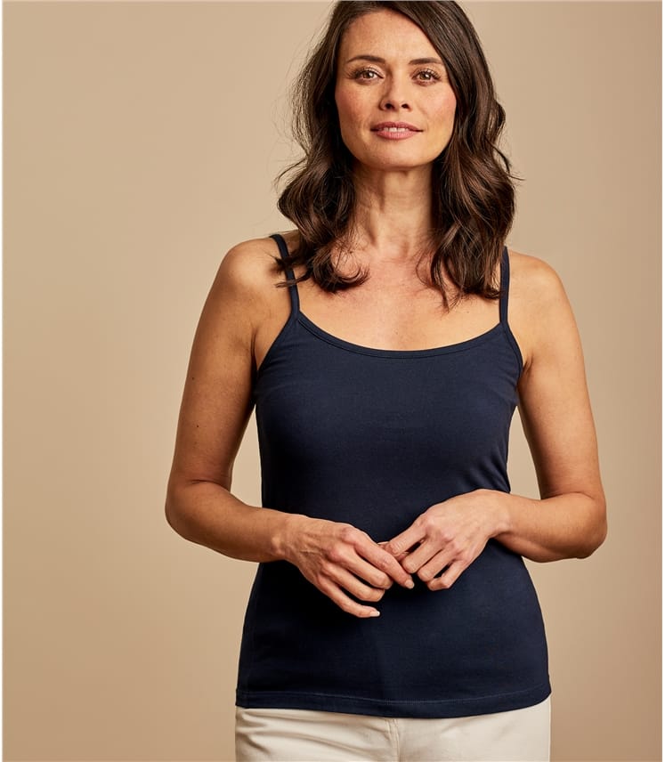 womens navy camisole