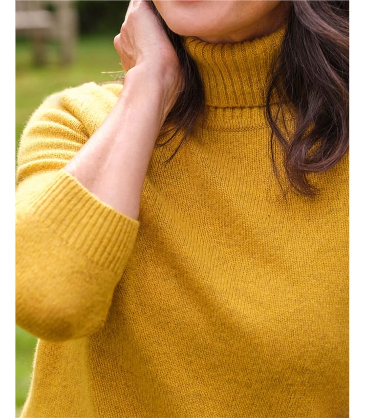 Womens Lambswool Polo