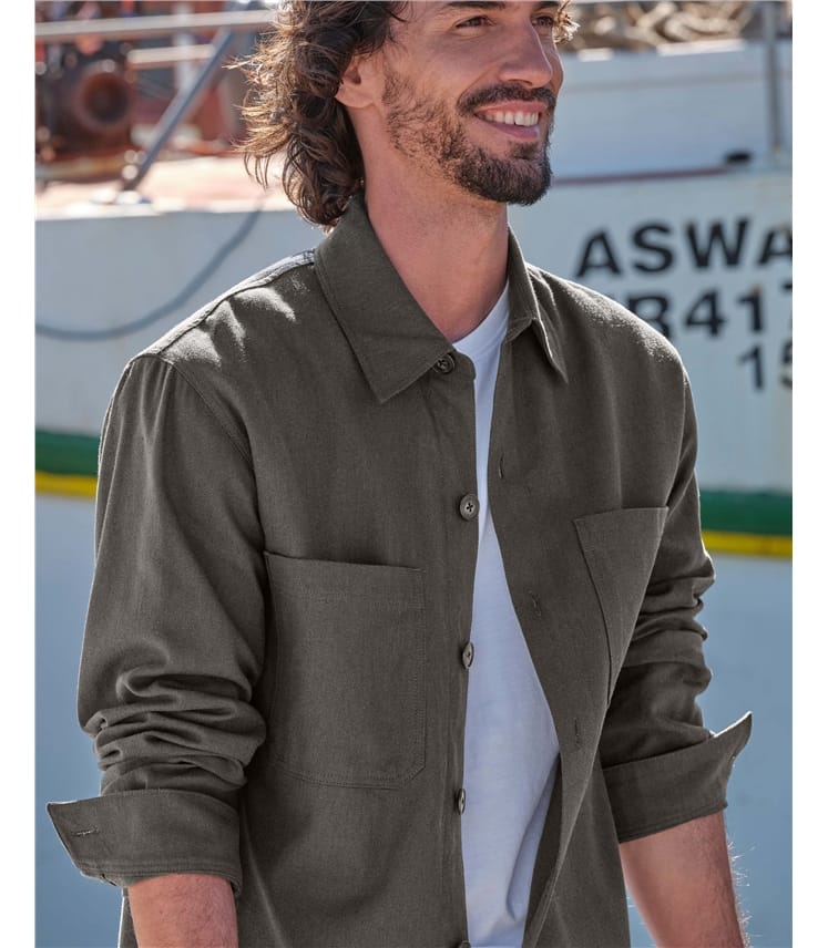 Linen Cotton Overshirt