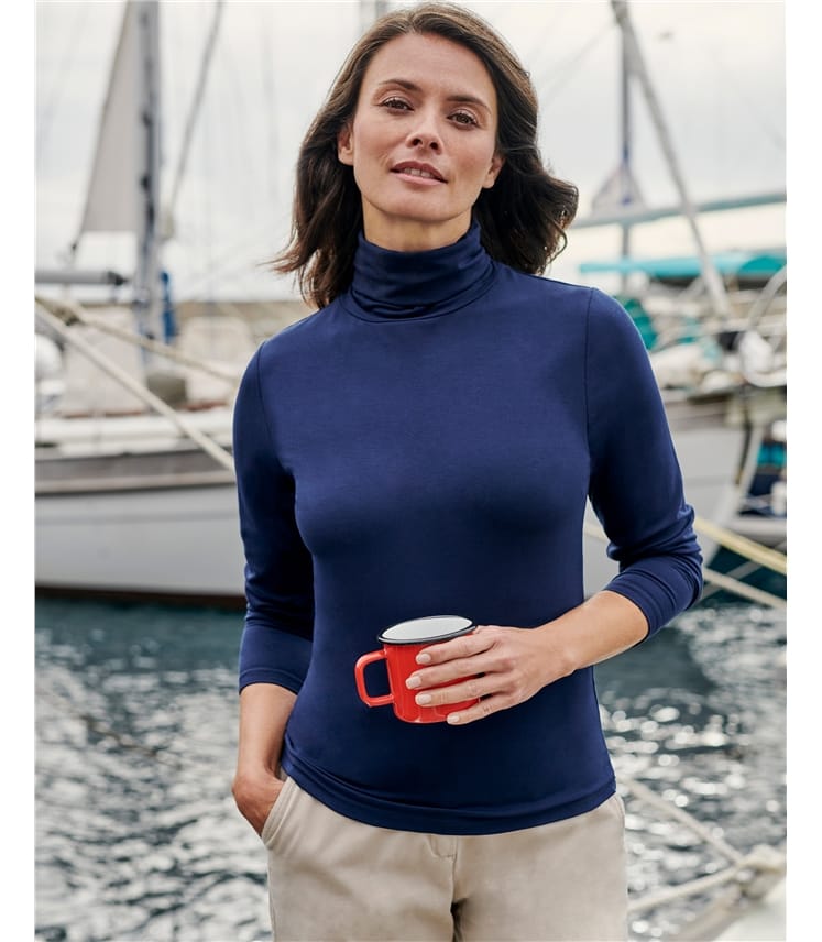 Pull Col Roulé Femme - Manches Longues, Tricoté - Tissu Doux Et Chaud - Pour Automne Et Hiver