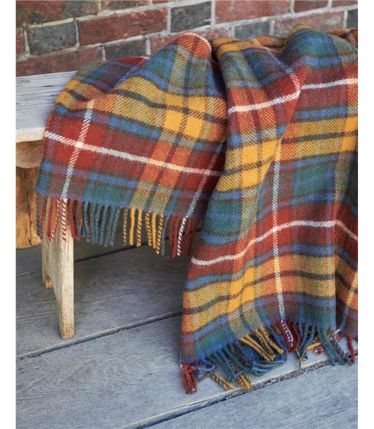 Traditional Pure Wool Throw