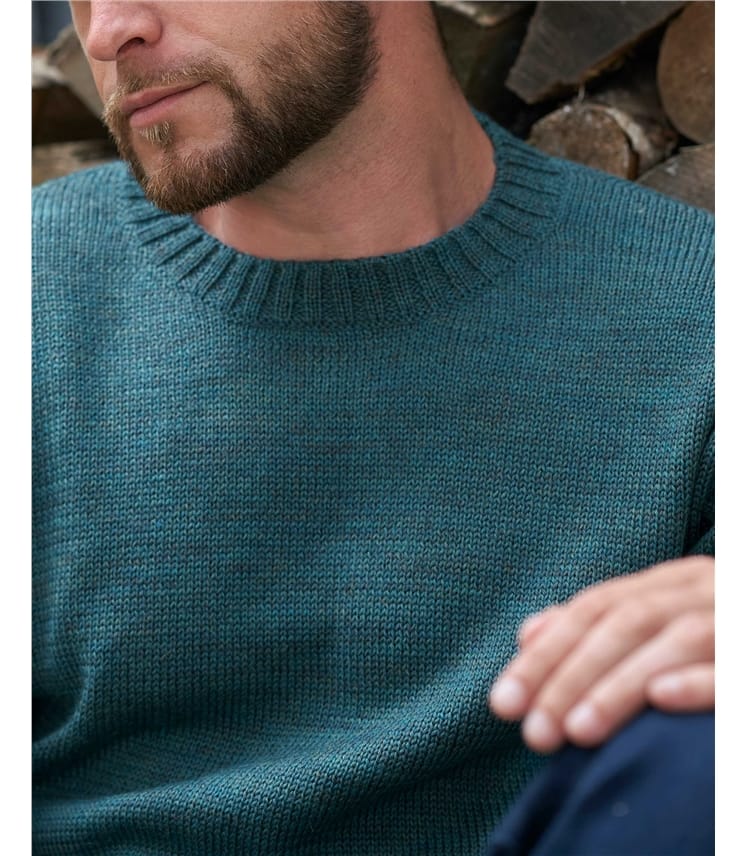 100% Pure Wool Knitted Guernsey Jumper