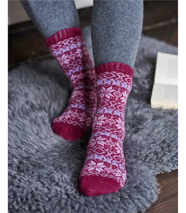 Faireisle Womens Sock