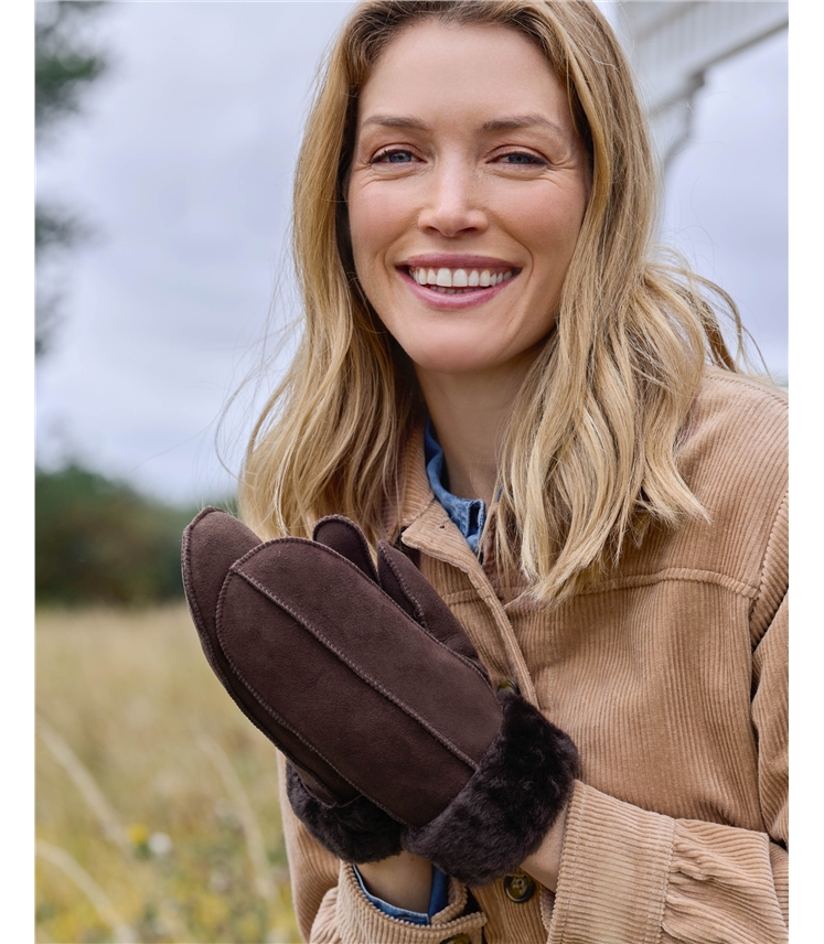 Sheepskin Split Seam Mittens