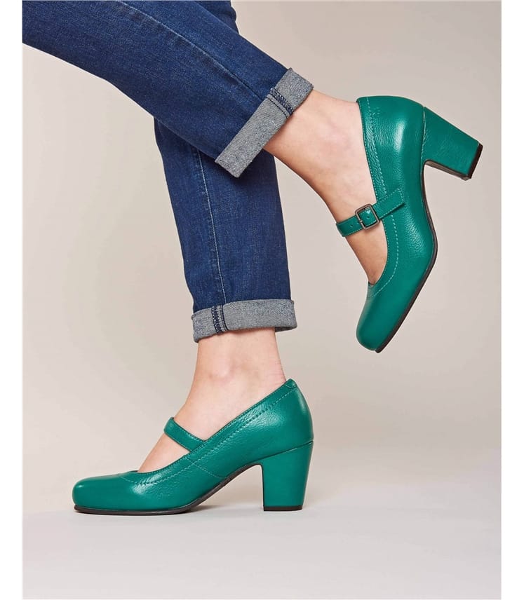 Jade color store shoes