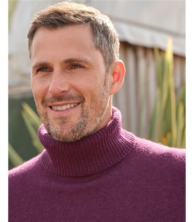 Мужской свитер из кашемира и шерсти мериноса
