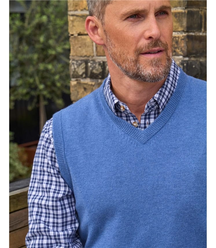 Pull sans manches - Homme - Cachemire & Mérinos