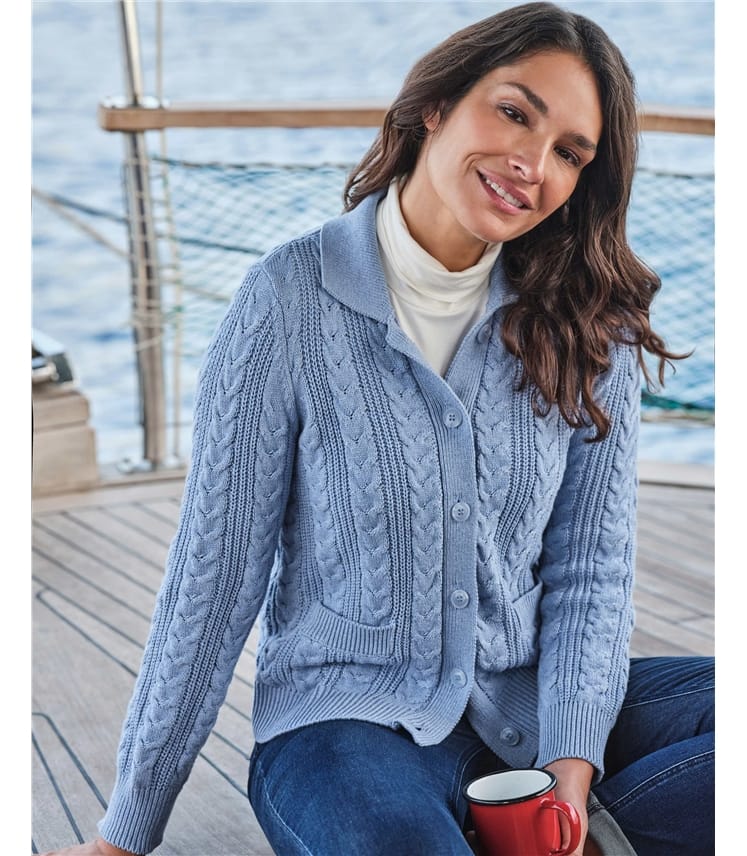 Womens Cable Cardigans, Cable Knitwear