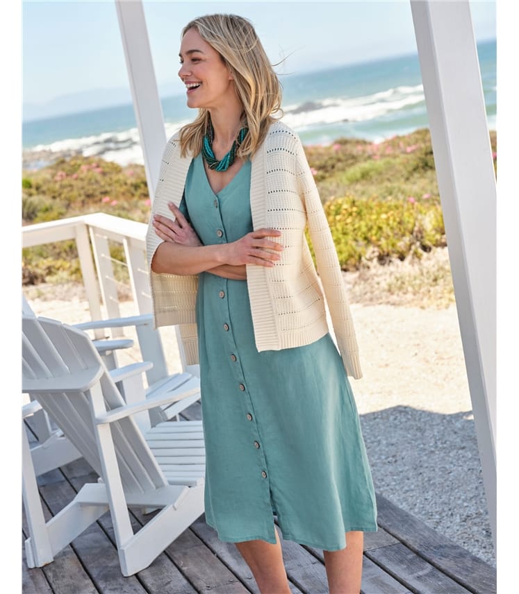 Edge to Edge Textured Stitch Cardigan