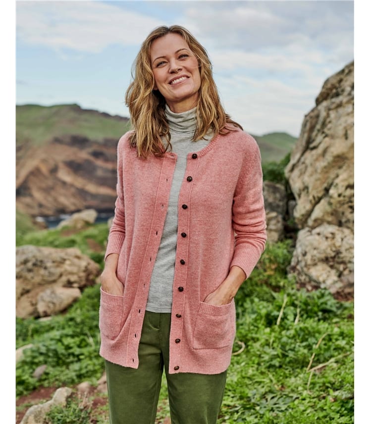 navy wool cardigan ladies