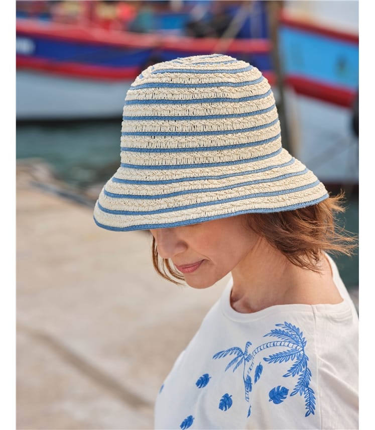 Stripe Garden Sun Hat