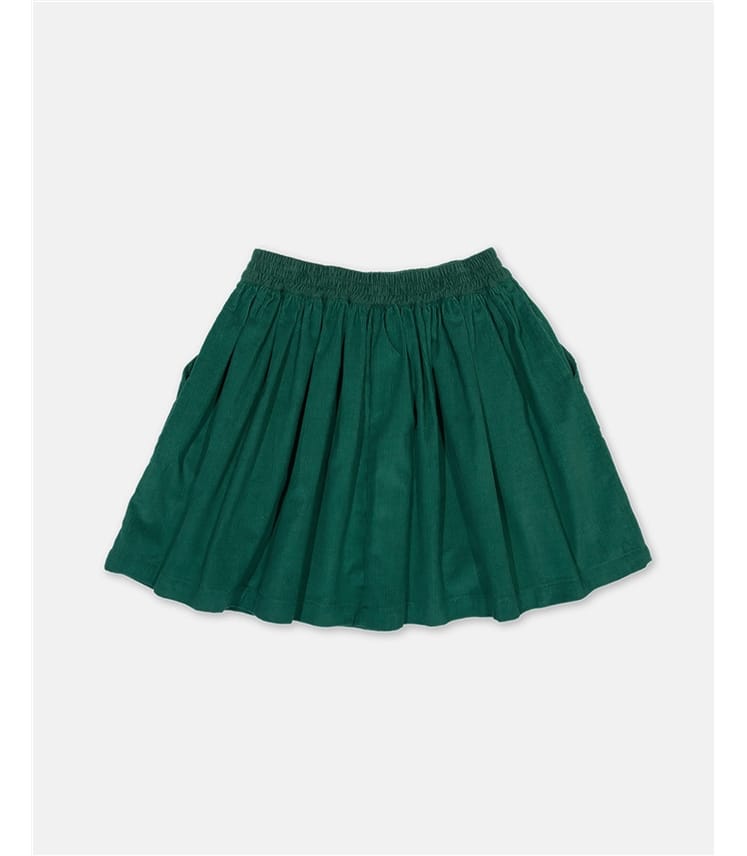 Green | Garden Birds Skirt | WoolOvers UK