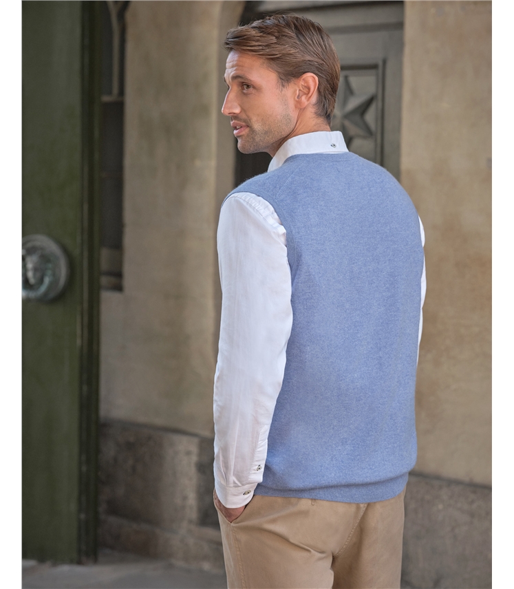Mens Cashmere Slipover