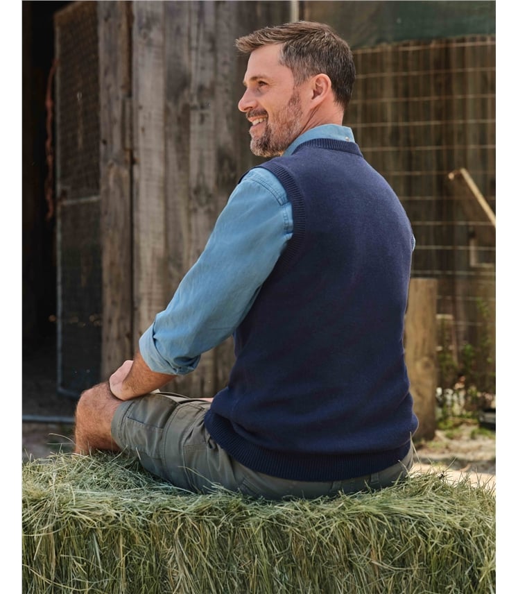 Pullunder mit V-Ausschnitt