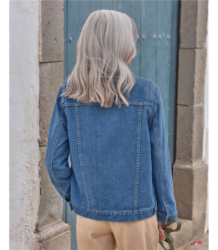 Veste en jean décontractée - Femme