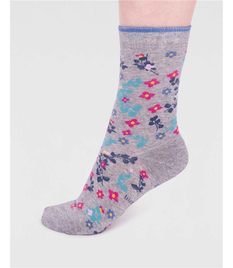 Socken im Geschenkbeutel (1 Paar) – Viola