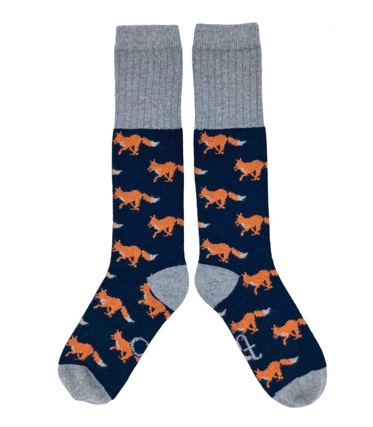 Ladies Lambswool Knee Socks