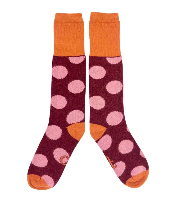 Ladies Lambswool Knee Socks