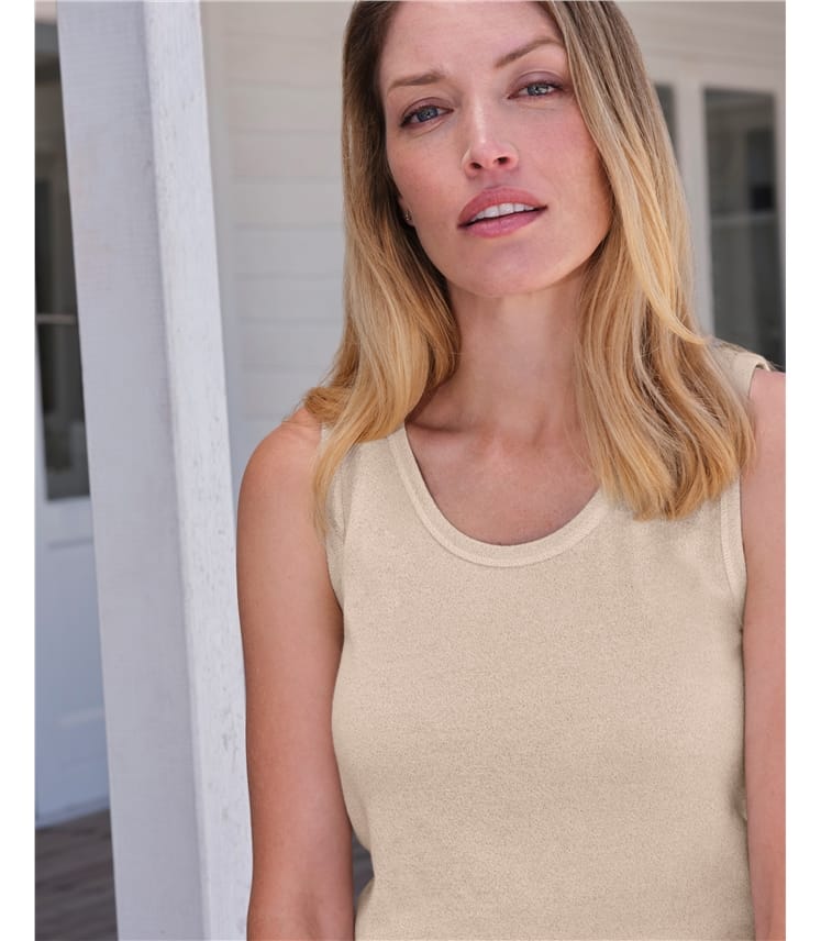 Subtle Sparkle Jersey Vest