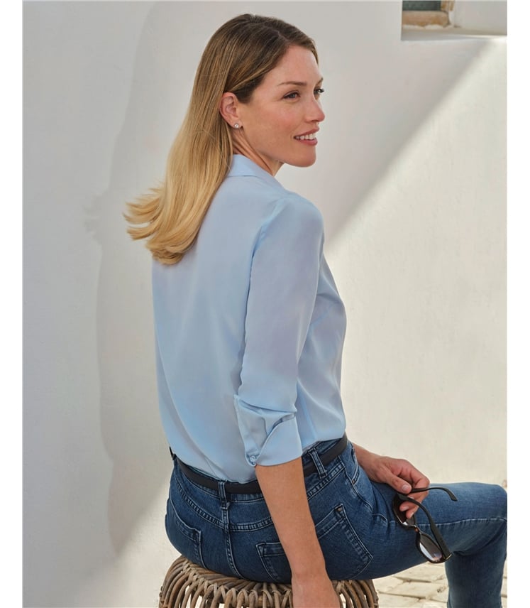 Pure Washed Silk Shirt