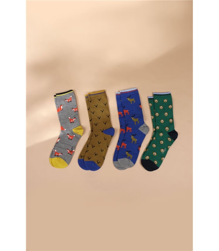 Daly Forest Adventure Bamboo 7 Sock Gift Box
