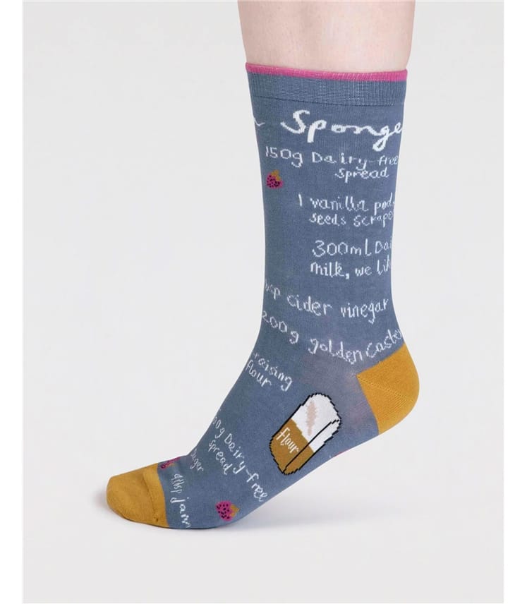 Socken im Geschenkbeutel (2 Paar), Backen – Victoria