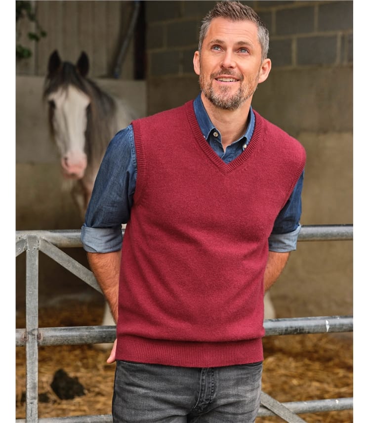 Red polo vest online