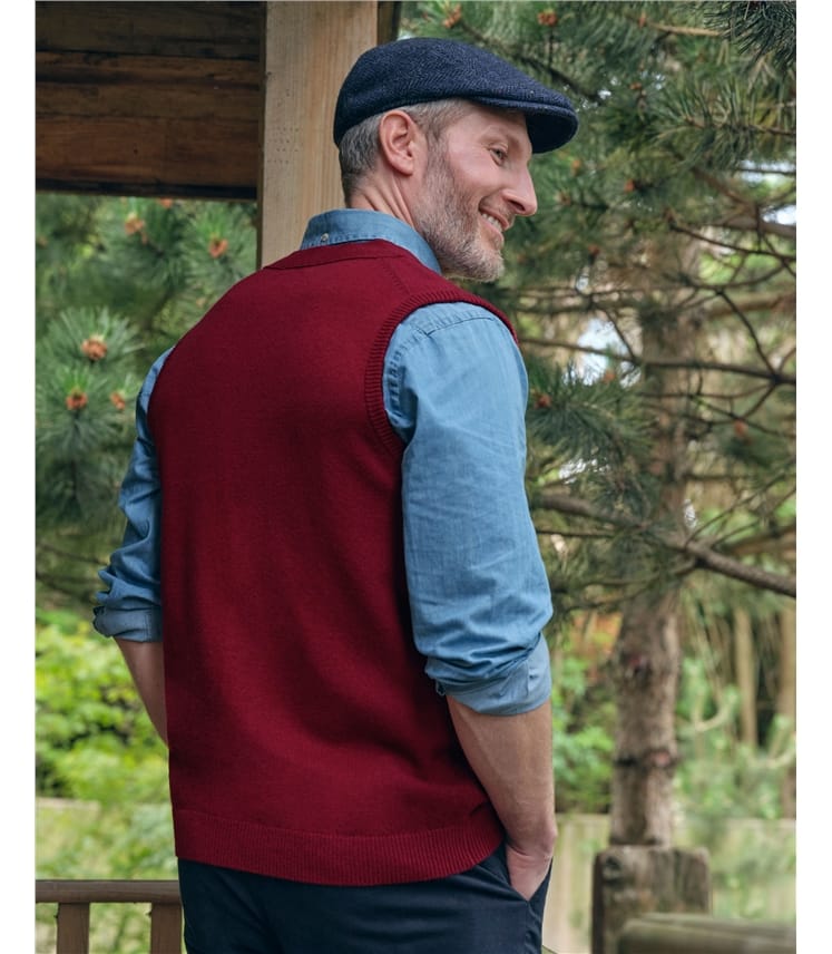 Mens Lambswool Waistcoat