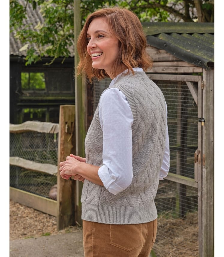 Chevron Cable Waistcoat