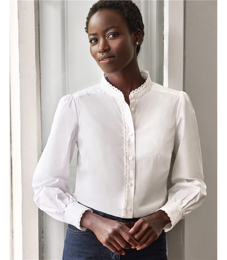 Frilled dress shirt best sale