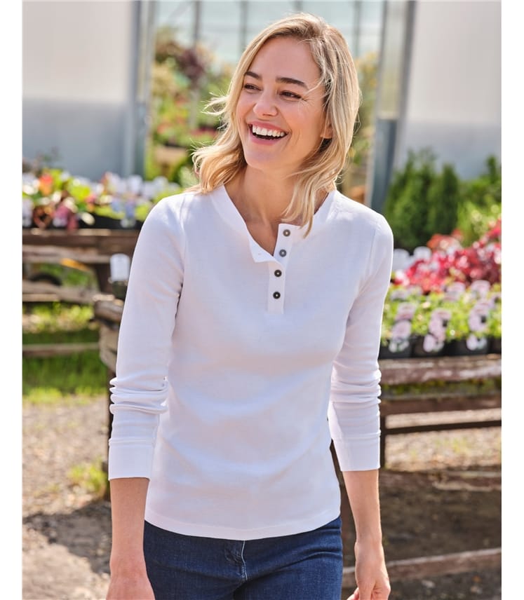 Henley shirt for ladies hotsell