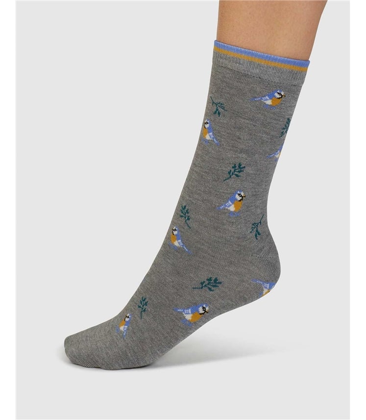 Womens Ginney Patterned 7 Pack Sock Gift Box
