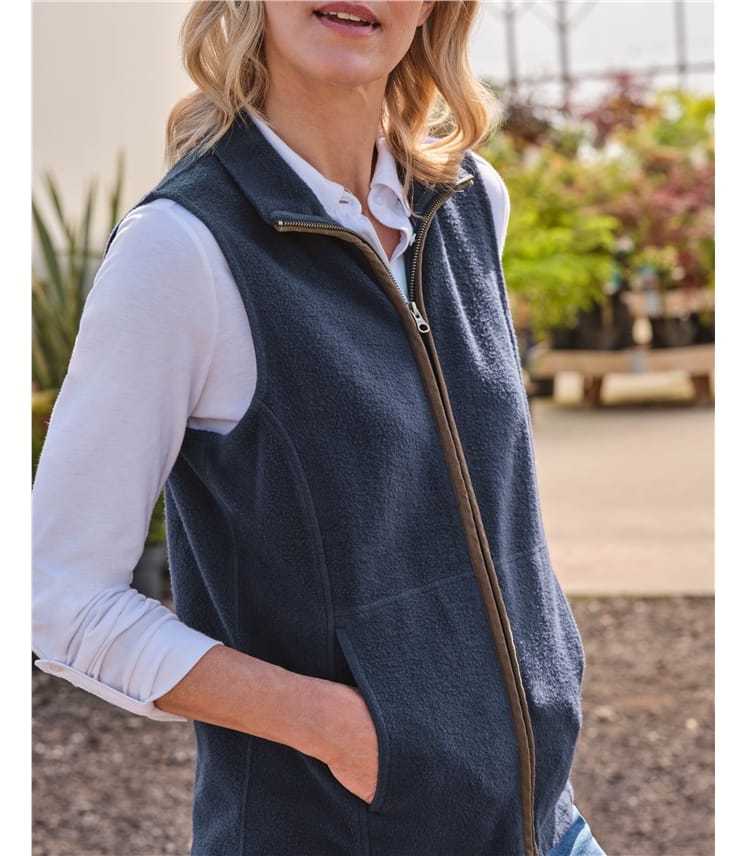 Cotton Fleece Gilet