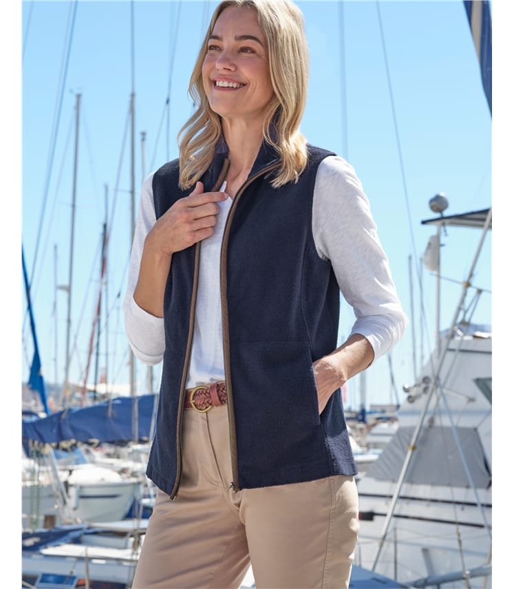 Cotton Fleece Gilet