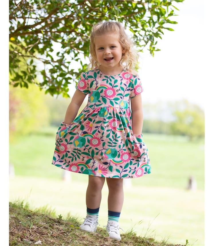 Pink | Hello Earth Dress | WoolOvers UK