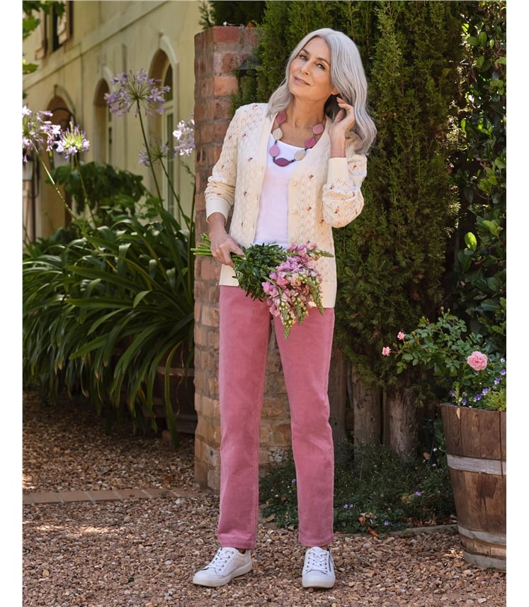 Cordhose aus Bio-Baumwolle für Damen