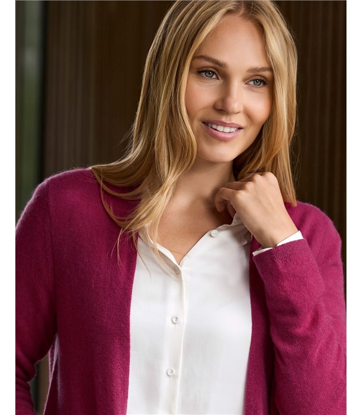Gassato Lightweight Cashmere Swing Cardigan