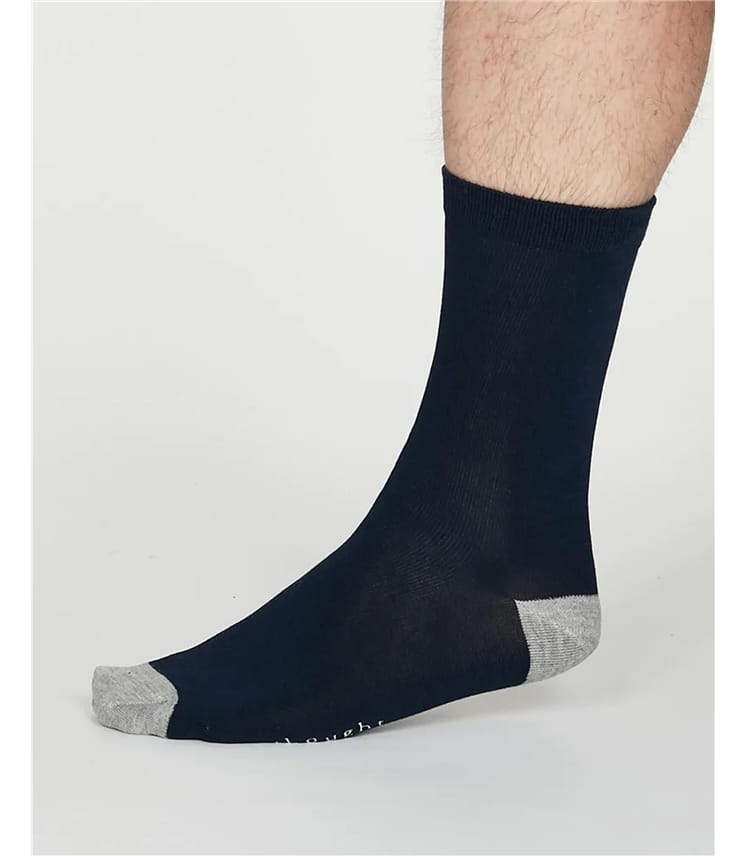Gentle Grip Bamboo Comfort Socks - Blue Jay (3 pairs) – Jack In The Socks