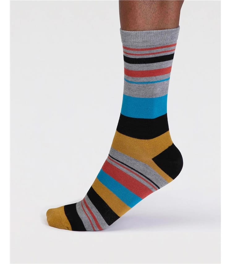 Maddock Bamboo Stripe Socks