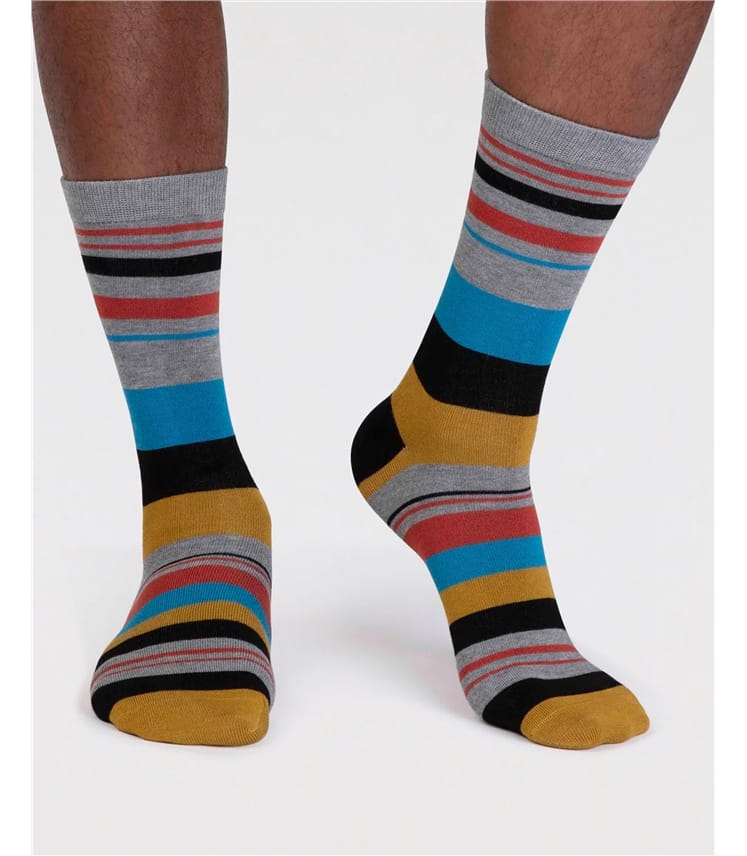 Maddock Bamboo Stripe Socks