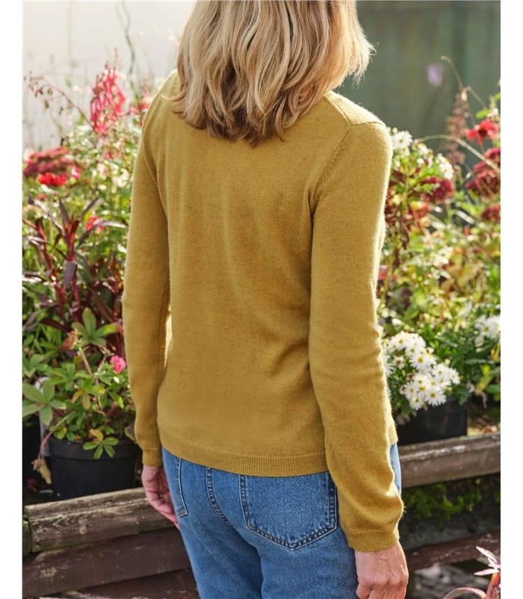 Rollkragenpullover aus Kaschmir und Merinowolle