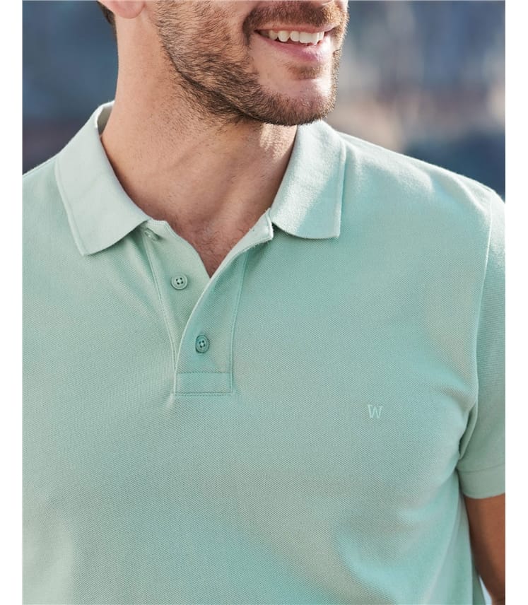 Organic Cotton Pique Polo