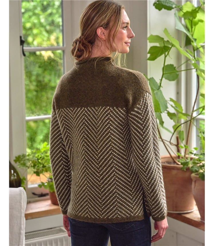 Pull à chevrons