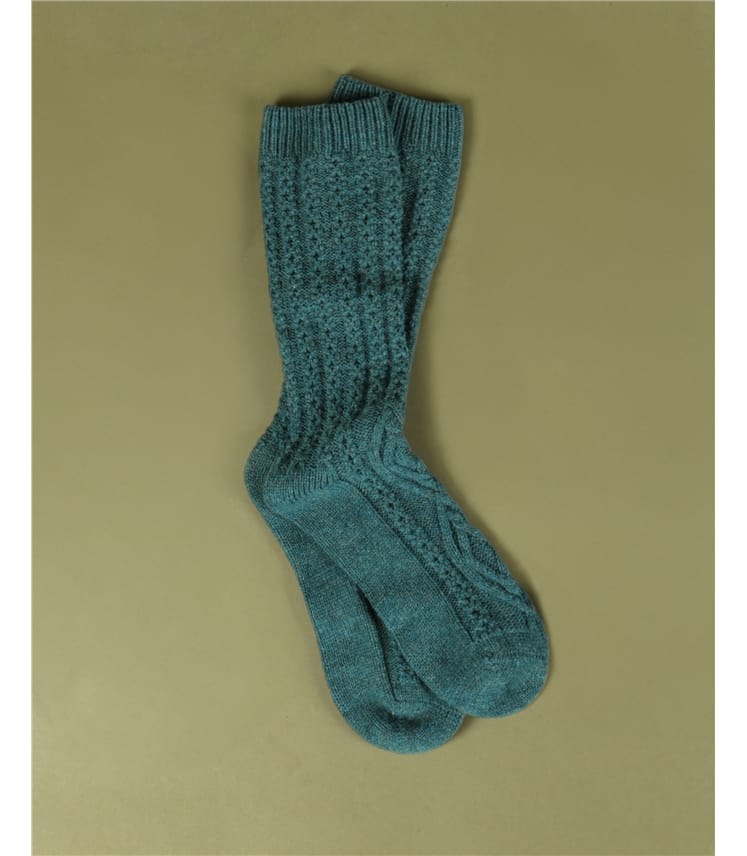 Chaussettes en laine d'agneau pour hommes
