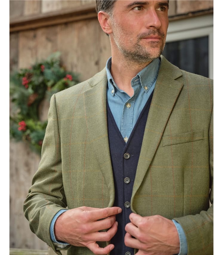 Helsinki Pure Wool Tweed Jacket